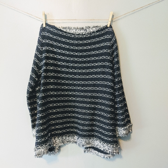 R•Q•T Button Down Cardigan Navy Blue Size Medium - Picture 7 of 9